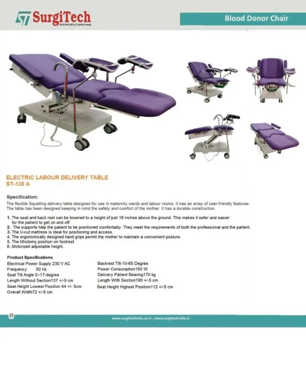 Electric Labour Delivery Table - Image 2