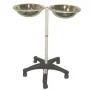 Hospital Double Bowl Stand