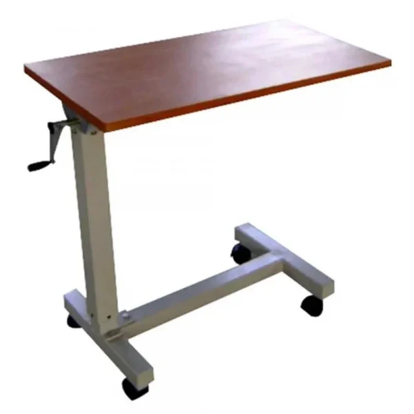 Over Bed Table Adjustable by Gear Handle