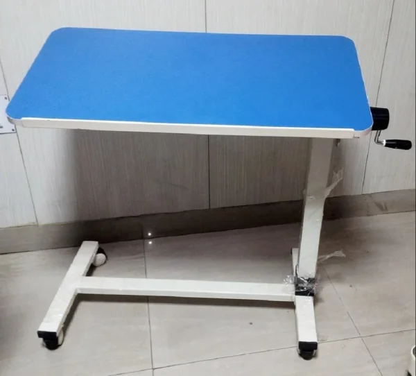 Over Bed Table Adjustable by Gear Handle - Image 2