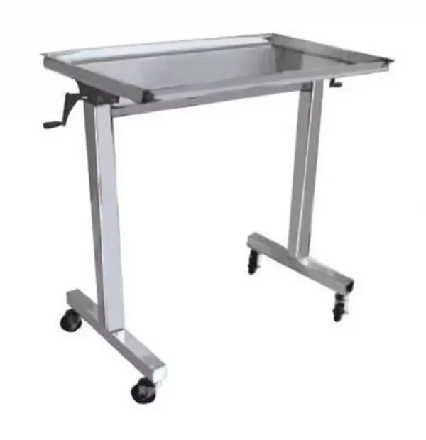 MAYO'S TROLLEY OVER THE OT TABLE
