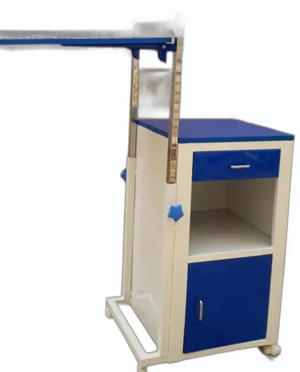 Hospital Bedside Locker with Food Table - Image 3