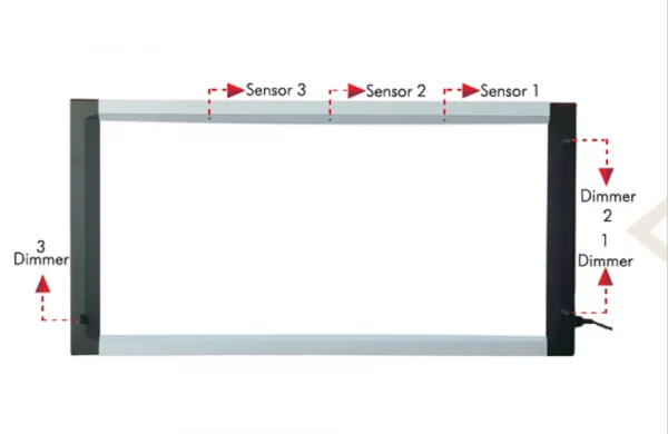 Led X Ray Film Viewer double film - Image 2